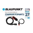 Blaupunkt sähköauton voimavirta-latauslaite säätimellä 6m, Voimavirta-Type 2, 11 kW