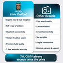 Majority-Little-Shelford-kannettava-FM-radio-Bluetoothilla-Black-Gold-5
