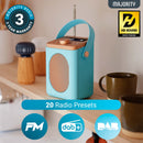 Majority-Little-Shelford-kannettava-FM-radio-Bluetoothilla-Duck-Egg-2