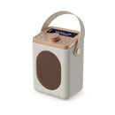 Majority-Little-Shelford-kannettava-FM-radio-Bluetoothilla-Gold-Cream