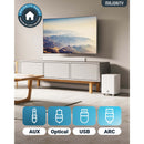 Majority K2 Soundbar -kaiutin & subwoofer 150W valkoinen