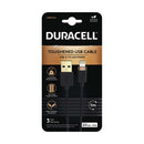 Duracell punottu latauskaapeli USB-A to Lightning 1m (iPhone)