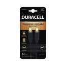 Duracell punottu latauskaapeli USB-C to USB-C 1m (2 väriä)